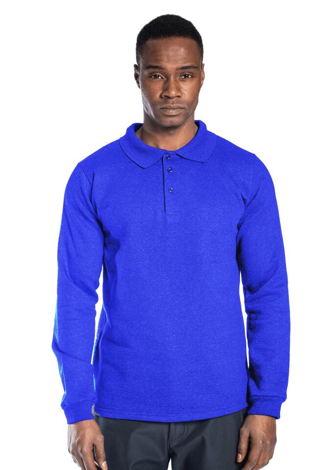 Safesawa Regular Polo Sweatshirt Pamuklu 240 gsm