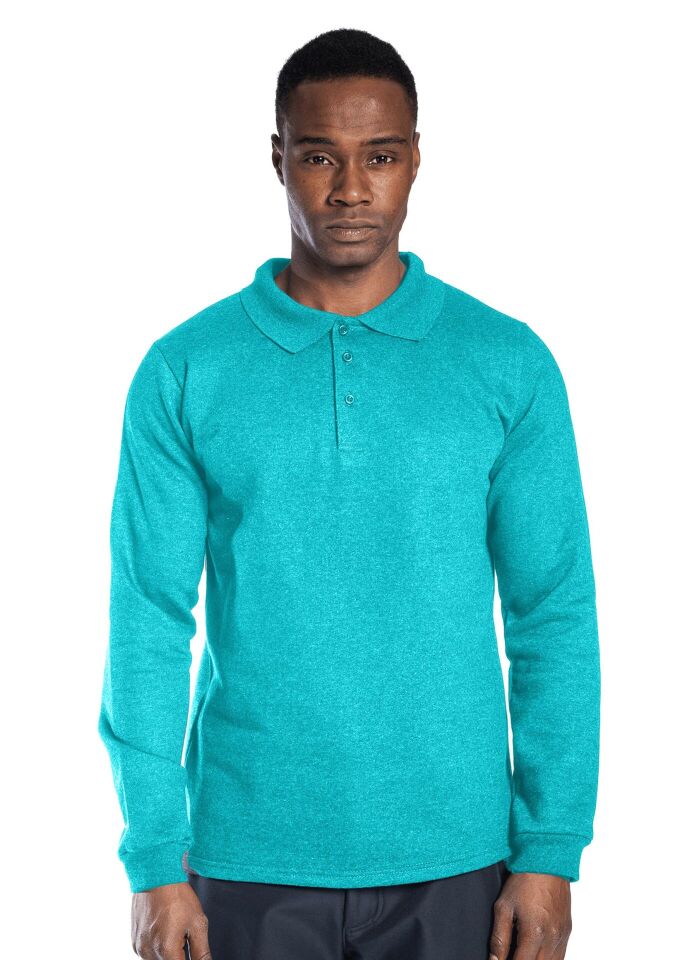 Safesawa Regular Polo Sweatshirt Pamuklu 240 gsm