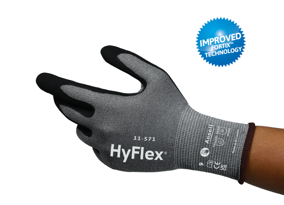 Ansell AN 11-571 Hyflex  D Kesilme Dirençli İş Eldiveni | ANSI A4 Kesilme Koruması