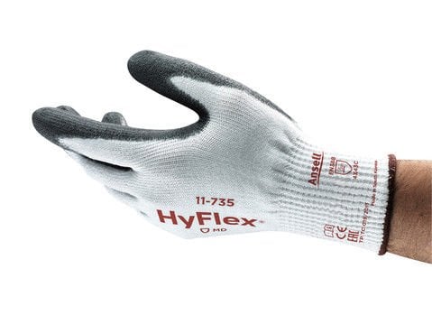 Ansell AN 11-735 Hyflex C Kesilmme Dirençli İş Eldiveni Gri