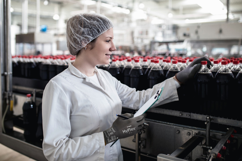 Ansell AN 11-840 Hyflex Fortix Köpük Nitril Kaplama 100 ° Isı Dayanımı A Kesilme Dirençli İş Eldiveni 7