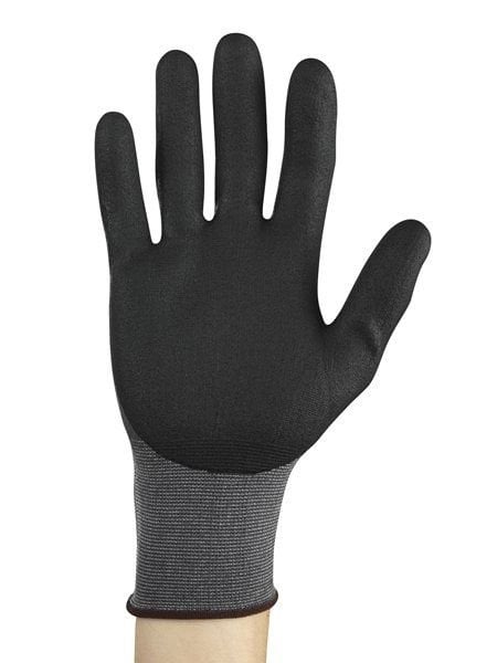 Ansell AN 11-840 Hyflex Fortix Köpük Nitril Kaplama 100 ° Isı Dayanımı A Kesilme Dirençli İş Eldiveni 7