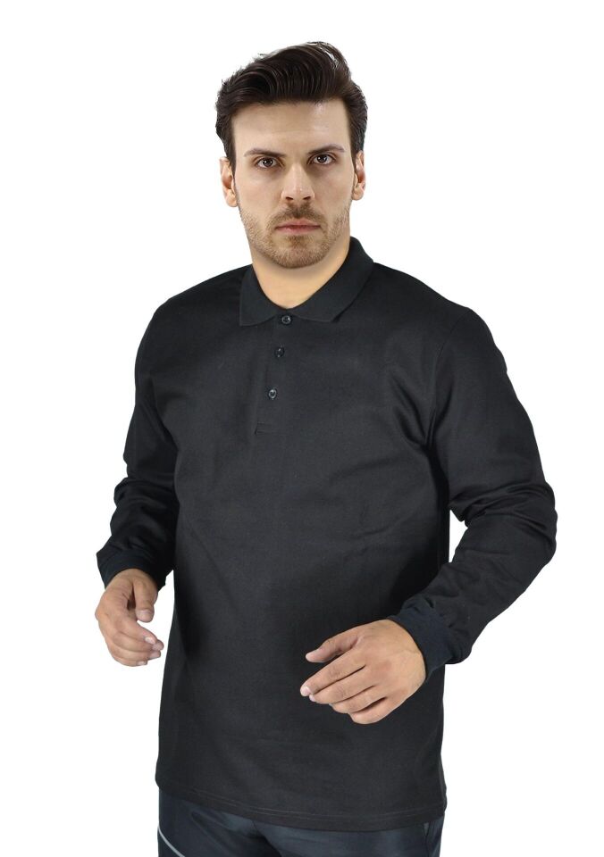 Safesawa Destekli Kaynakçı Sweatshirt Kışlık Lacivert 280 gsm