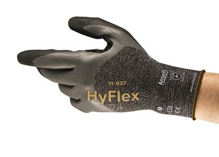 Ansell AN 11-937 Hyflex ¾  Köpük Nitril Kaplama Yağlı Ortam İş Eldiveni  EN:388 4X42B