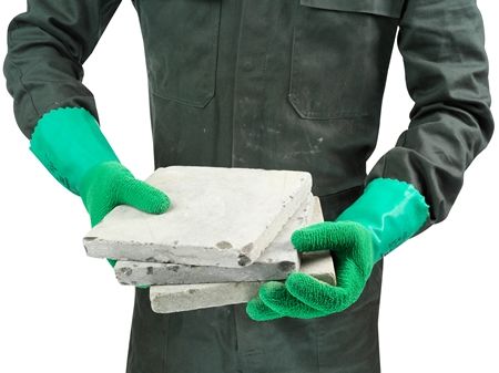Ansell AN 16-650 Alphatec Doğal Lateks Kauçuk 150°C Isı Dirençli İş Eldiveni Uzunluk: 310 Kalınlık 2.30 mm | EN374: KLT | EN:407