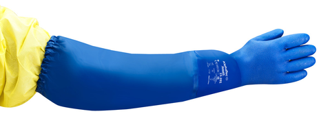 Ansell AN 23-201 Alphatec PVC Kaplama Pamuk Astar Kumlu Kaplama Uzunluk: 620 Kalınlık 1.80 mm  EN374: KLT
