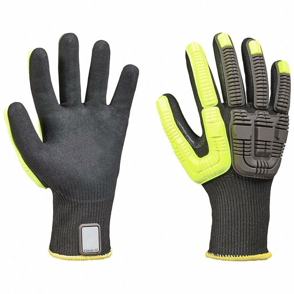 Honeywell Rig Dog 41-4413BE, Avuç İçi Kesilme Dirençli, Çift Daldırma, Parmak ve El Üstü Kısımları Ekstra Takviyeli, EN407 (X1XXXX), Darbe Dayanımlı (P)