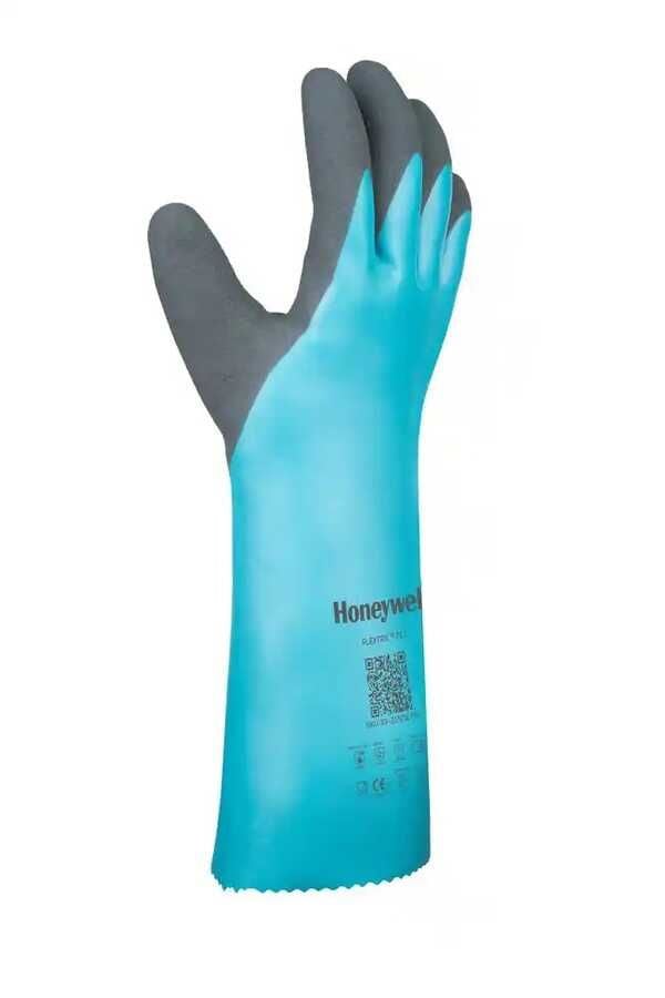 Honeywell FlexTril 211, Yeşil Nitril, Mikro Köpük Kaplı, EN ISO 374-1 (JKMOPT), EN407 (X1XXXX) Isı Dayanımlı, Gıda Uyumlu, 35 cm