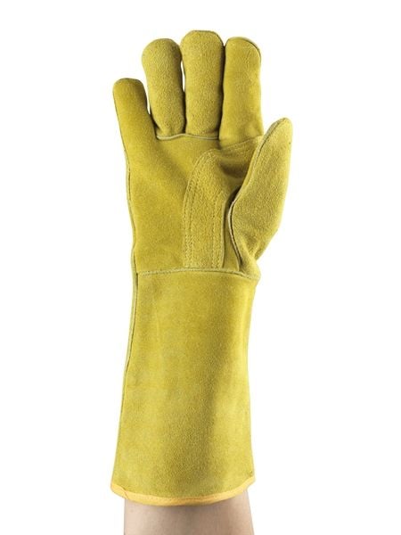 Ansell AN 43-216 ActivArmr Kaynak İş Eldiveni Split Sığır Derisi Koton  Kevlar Uzunluk: 370 mm	EN 407: 413X4X