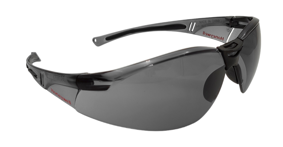 Honeywell 1015367 A800, Çizik Önleme/Buğu Önleme, Gri Şeffaf İş Gözlüğü