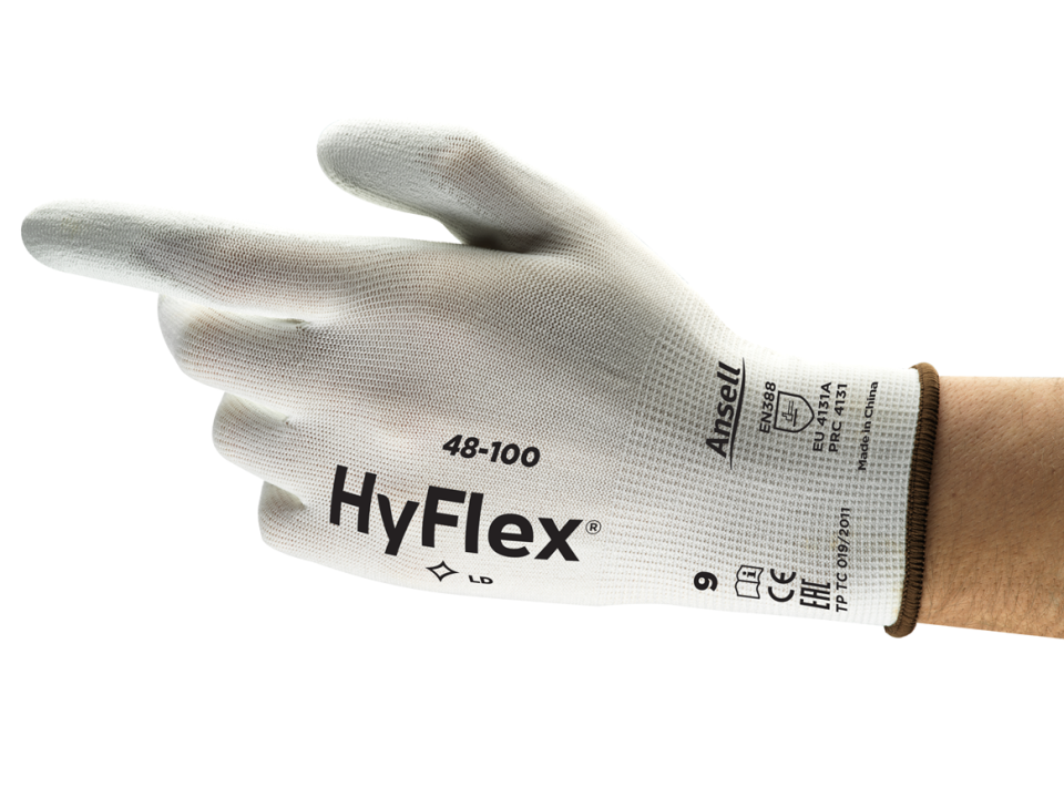 Ansell AN 48-100 Hyflex Poliüretan Kaplama A Kesilme Dirençli İş Eldiveni