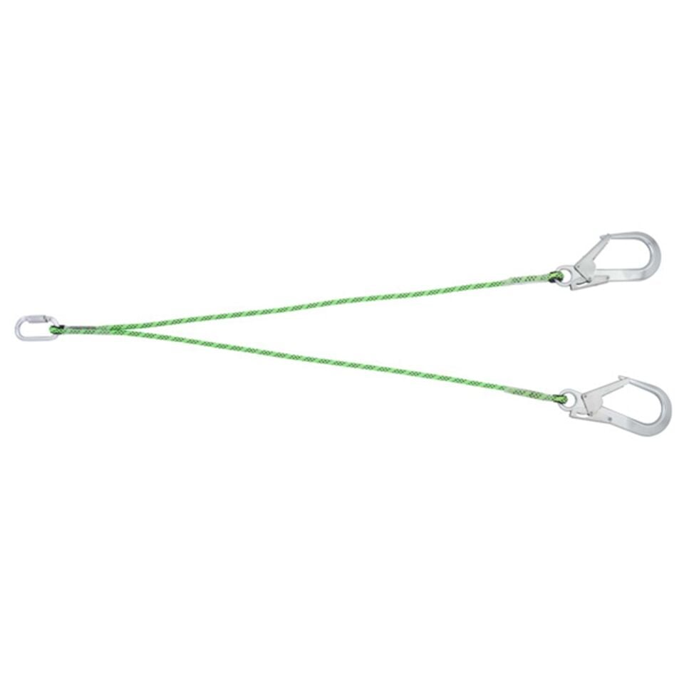 Honeywell 1032357 Miller, Şok Emicisiz Çift Kol Lanyard , 1 metre