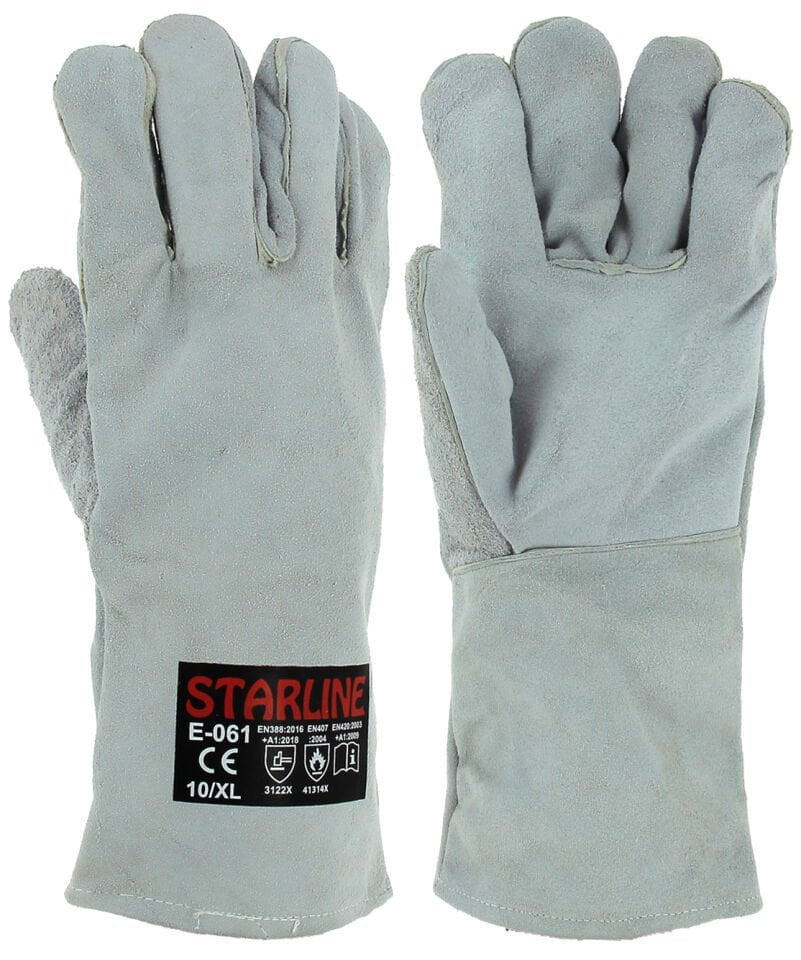 Starline E-061 Deri Isı Dirençli Eldiven No: 10 XL