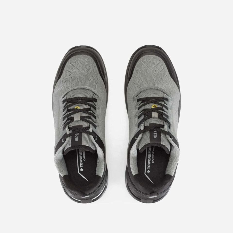 Toworkfor X-503 S1P SRC ESD İş Ayakkabısı Siyah Gri 40