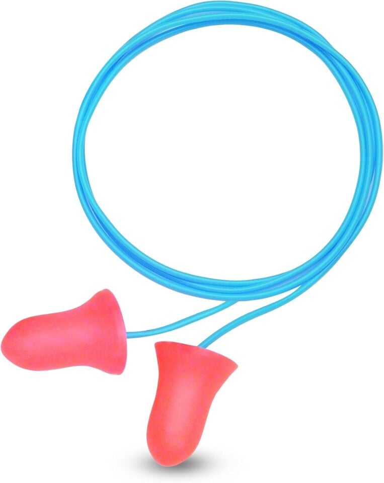 HONEYWELL 3301130 MAX Kablolu Tek Köpük Kulak Tıkacı Howard Leight, 100 adet (MAX-30), turuncu