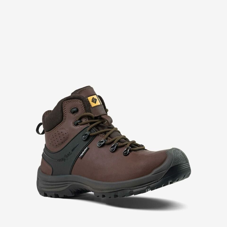 Toworkfor Hiker Brown S3 SRC WRU Kompozit Burun İş Botu Su Geçirmez