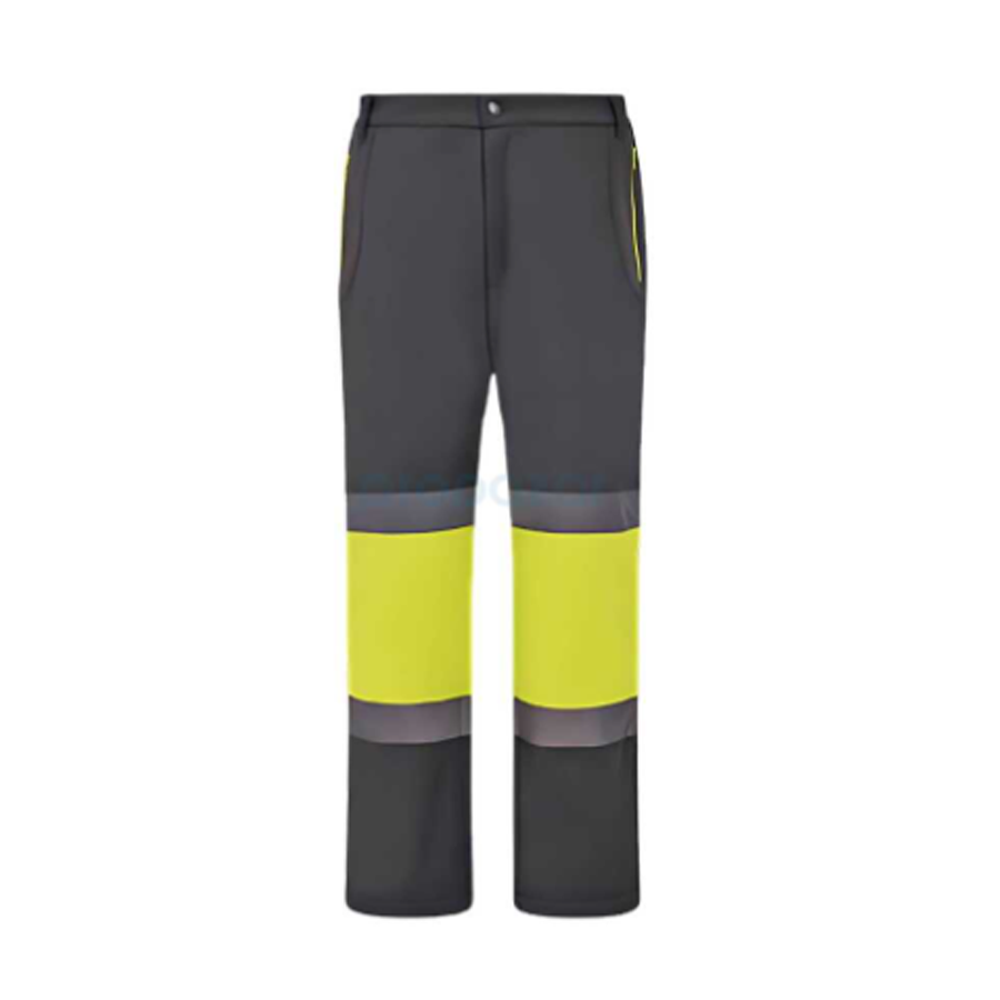 IZRASA™ Softshell Dizler Oxford Reflektörlü Gri Pantolon