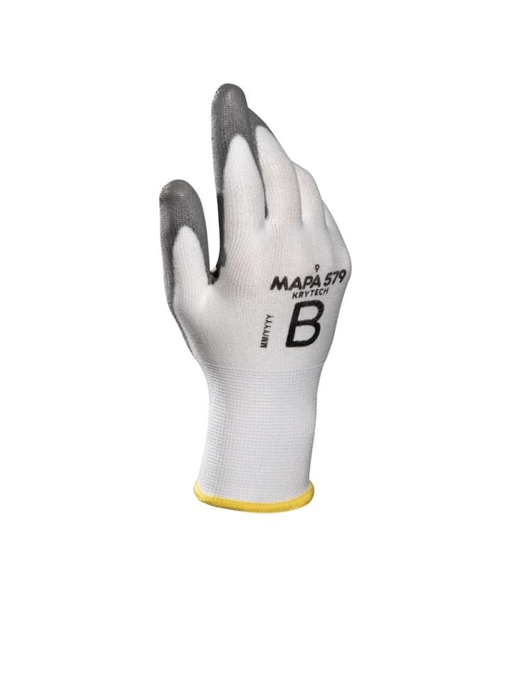 Mapa KryTech 579 İş Eldiveni Pu Kaplama Beyaz