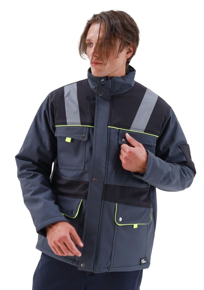 Safesawa Tork Softshell Kaban Kapitoneli 5 cm Reflektörlü