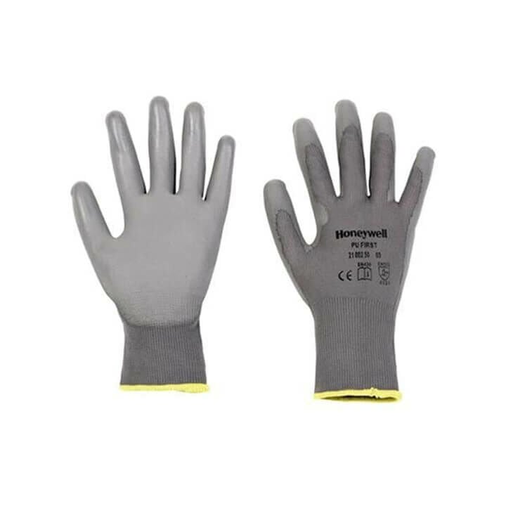 Honeywell 2100250 Hafif Polyamid Örgü, Gri Pu Kaplı Hassas Montaj Eldiveni