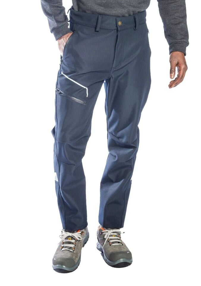 Safesawa Dark Softshell İş Pantolonu Kışlık Reflektörlü