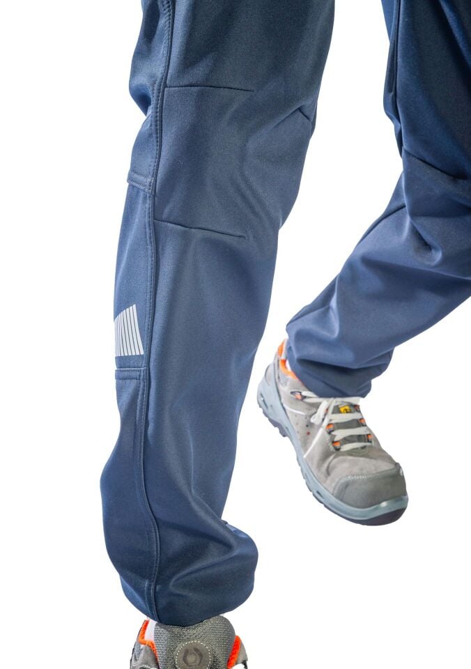 Safesawa Dark Softshell İş Pantolonu Kışlık Reflektörlü
