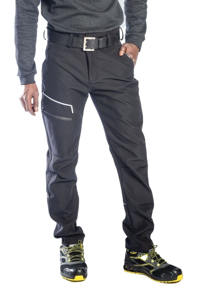 Safesawa Dark Softshell İş Pantolonu Kışlık Reflektörlü