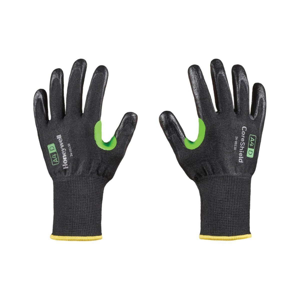 Honeywell CoreShield 24-0913B, Siyah Nitril Kaplama, Baş Parmak Takviyeli, 13-GG 10