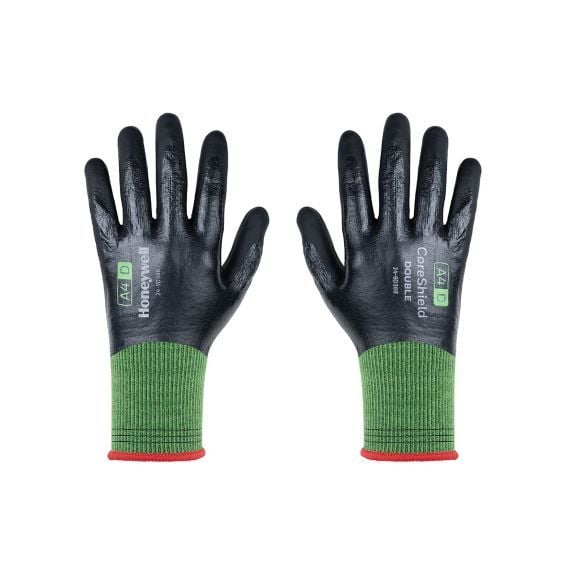 Honeywell CoreShield Double, Nitril üstü Mikro Köpük Nitril Kaplama, 18-GG D Kesilme Dirençli Eldiven