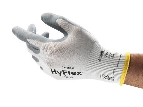 Ansell Hyflex 11-800 Köpük Nitril Montaj İş Eldiveni (Gıdaya Uygun)