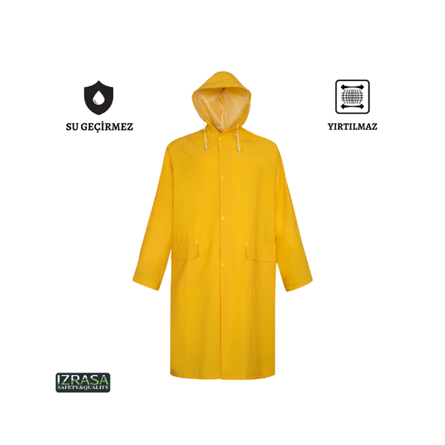 IZRASA™ PVC 32 MM Astarlı Uzun Yağmurluk