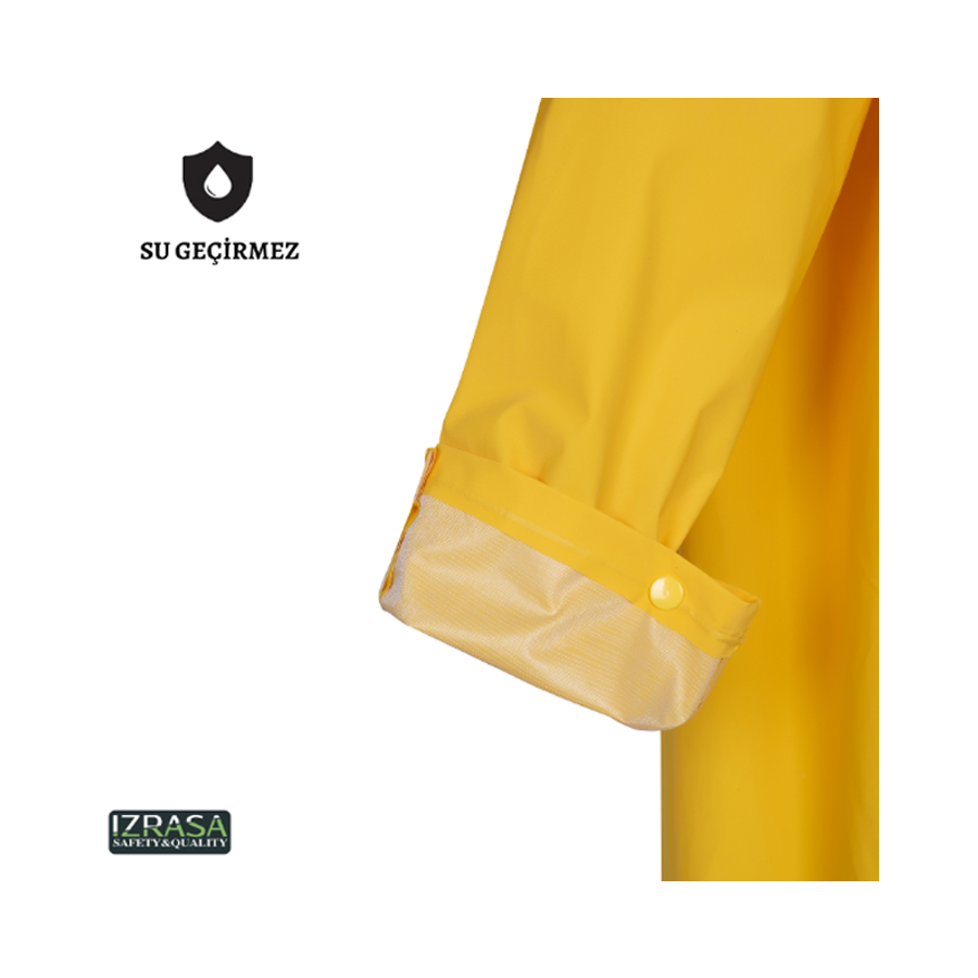 IZRASA™ PVC 32 MM Astarlı Uzun Yağmurluk