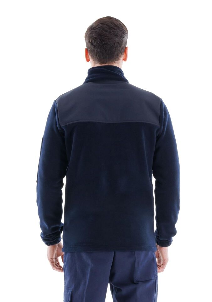 Safesawa Carlo Softshell Omuzlu Polar Ceket Lacivert 280 gsm