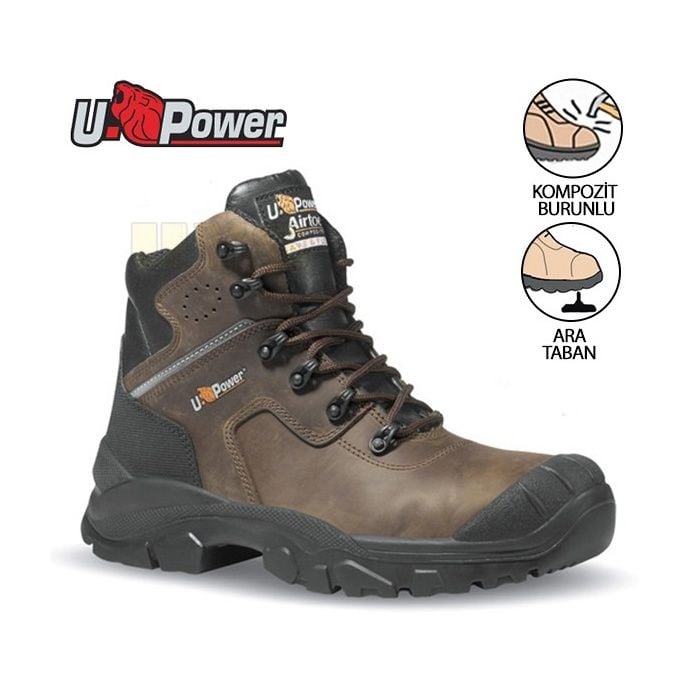 U-Power Greenland S3 SRC Kompozit Burun İş Botu