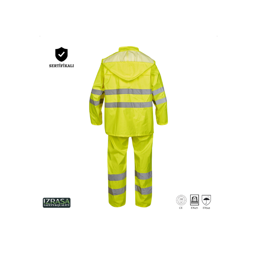 IZRASA™ İmperteks Reflektörlü Takım Yağmurluk