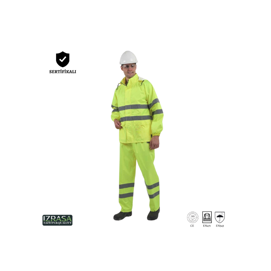 IZRASA™ İmperteks Reflektörlü Takım Yağmurluk