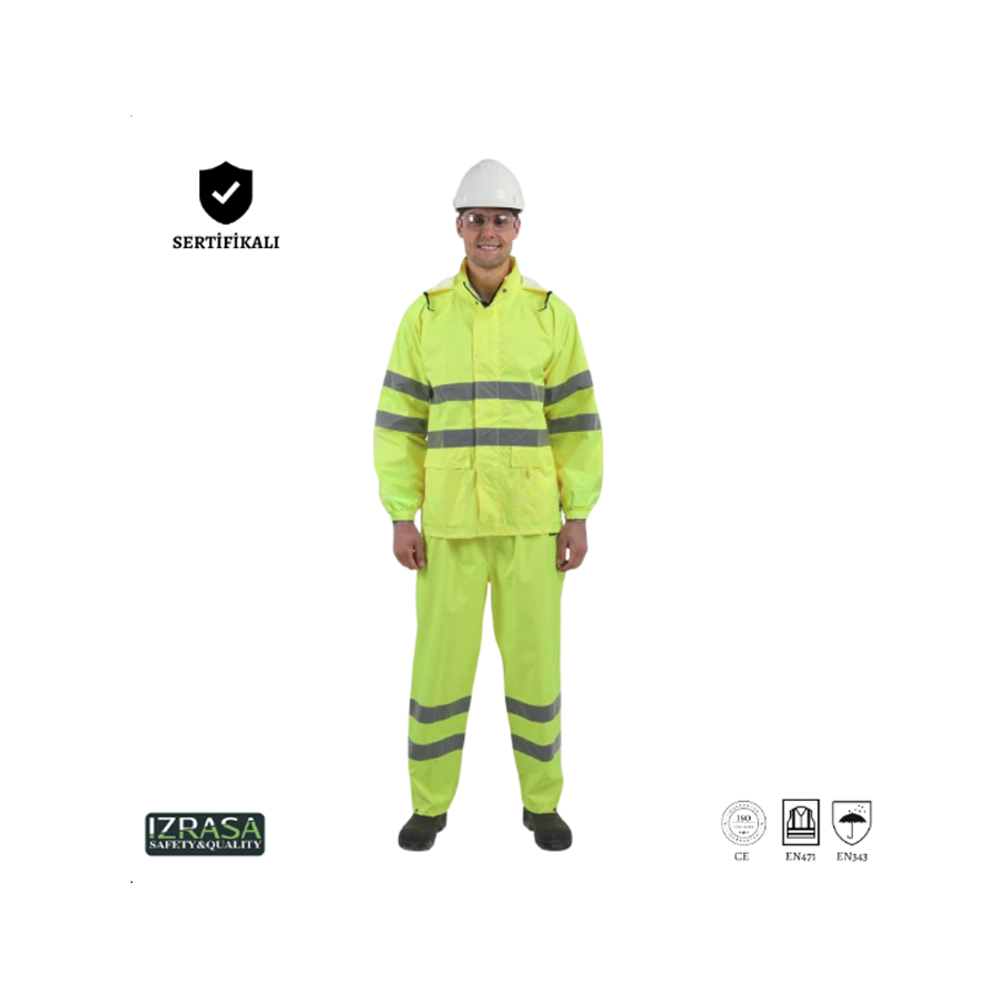 IZRASA™ İmperteks Reflektörlü Takım Yağmurluk