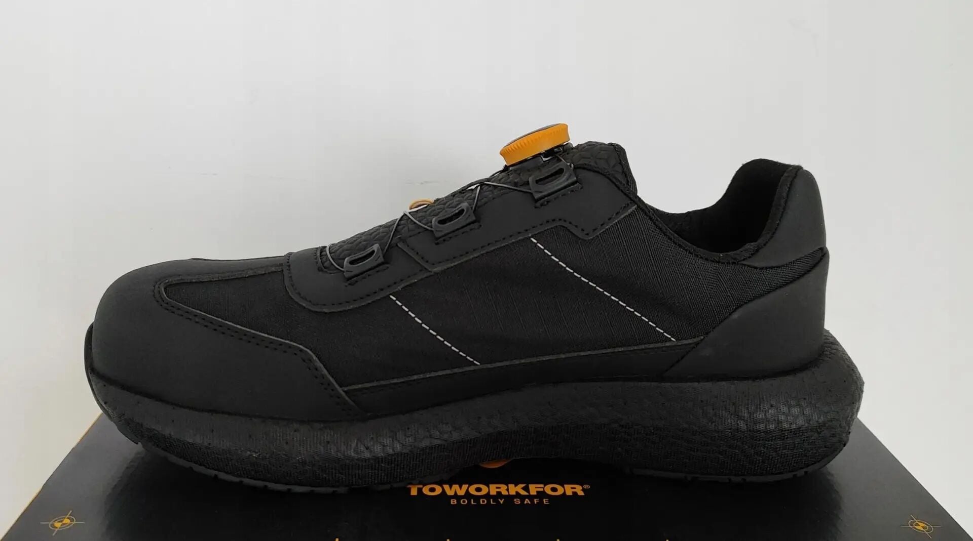 Toworkfor Zero All Black Fast Fit | S3S | SR | ESD Kompozit Burun İş Ayakkabısı