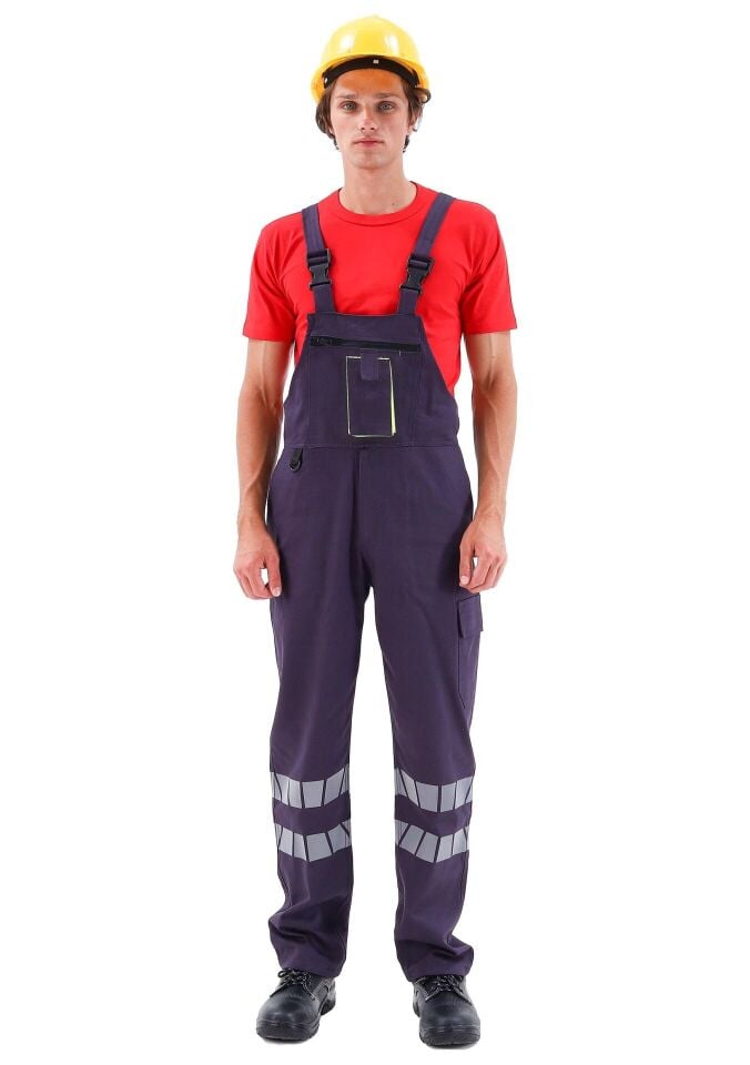 Safesawa Bahçıvan Tulum - İş Tulumu Pamuklu Gri 245 gsm