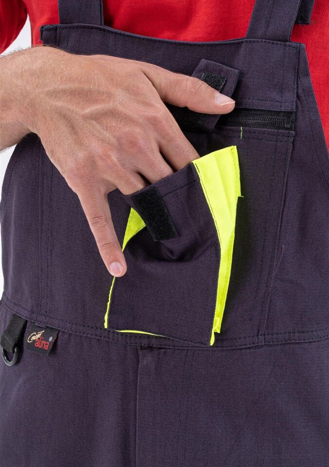 Safesawa Bahçıvan Tulum - İş Tulumu Pamuklu Gri 245 gsm