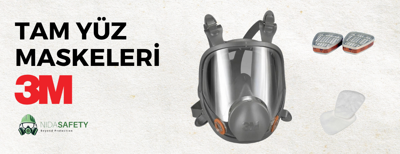 3m iş güvenliği malzemeleri, 3m gaz maskesi,  3m tek kullanımlık maske, 3m baret, 